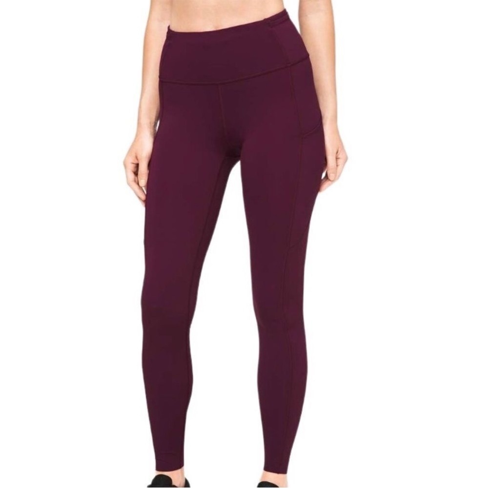 Lululemon Fast And Free High Rise Tight 28” Non Reflective Marvel